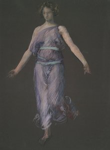 Mulig figurstudie for av Edwin Austin Abbey
