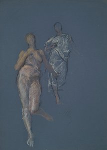 Mulig studie for av Edwin Austin Abbey