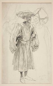 Rosalin og Maria: av Edwin Austin Abbey