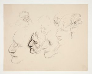 Sheet of studies of a single face   1335059   no       norwegian Successfully Translated  Original: Page from Tales of a Parrot (Tuti-nama): text page Translat: Page from Tales of a Parrot (Tuti-nama): text page 1306151 no norwegian Successfully Translated av Edwin Austin Abbey