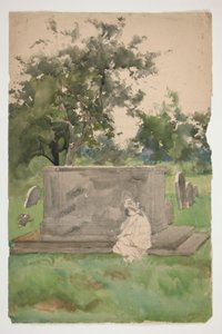 Skisse for av Edwin Austin Abbey