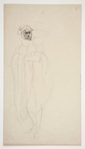 Studie for Armado, fra Love av Edwin Austin Abbey