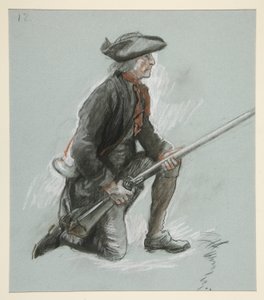 Studer for en figur i av Edwin Austin Abbey