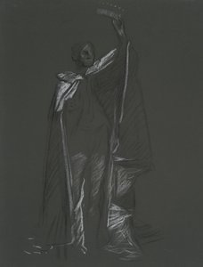 Studie av Peer for av Edwin Austin Abbey