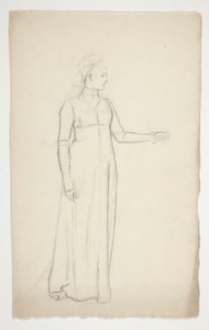 Studie av en kvinne av Edwin Austin Abbey