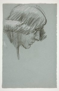 Studie av en ung mann av Edwin Austin Abbey