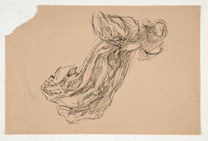 Studie av en engel (for glassmalerier? for et tak?) av Edwin Austin Abbey