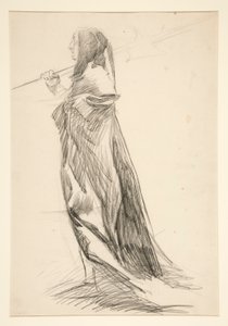 Studie av helleberdier, fra kong Richard III av Edwin Austin Abbey