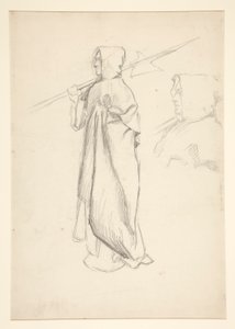 Studie av helleberdier, fra kong Richard III av Edwin Austin Abbey