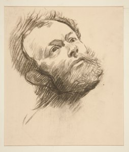Study of head of bearded man for The Quest of the Holy Grail (series of fifteen paintings for the Boston Public Library, completed in 1901)   1334843   no       norwegian Successfully Translated  Original: Faut pas splaindre de ctemps-la... Translat: Faut  av Edwin Austin Abbey