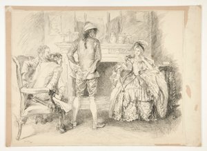 Den godmodige mannen. Frøken Richland og fogden av Edwin Austin Abbey