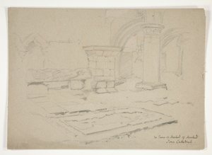 Graven til MacLeod av MacLeod: Iona-katedralen av Edwin Austin Abbey