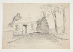 Det eldste huset i Ellicotts Mills av Edwin Austin Abbey