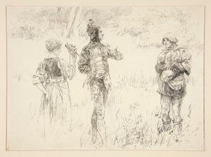 Berøringsstein: av Edwin Austin Abbey