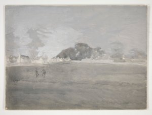 Uidentifisert landskap av Edwin Austin Abbey