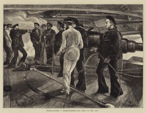 Breech-Loaders v Muzzle-Loaders, Gun Drill i marinen