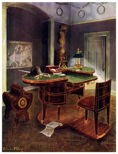Kampanjebord til Napoleon I, Chateau de la Malmaison, Frankrike, 1911-1912.