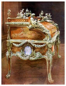 Skrivebord til Louis XV, Louvre, Paris, 1911-1912.