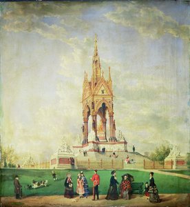 Albert Memorial, i London, 1887