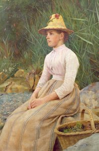 Sittende dame