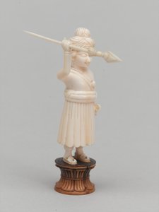 Svart bonde, sjakkbrikke, India, 1820 ca av Edwin John Alexander