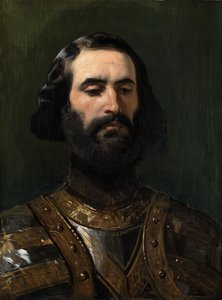 A Knight: a Study (Olje på lerret) av Edwin Landseer