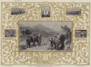Hennes Majestet Dronningen, Princess Royal og Prince of Wales ved Loch Laggan, Skottland av Edwin Landseer