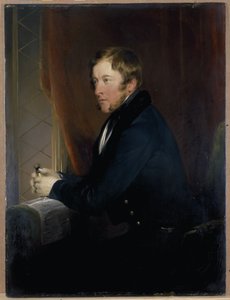 Portrett av William Spencer Cavendish, 6. hertug av Devonshire av Edwin Landseer
