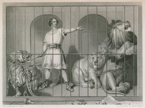 Van Amburgh og løvene av Edwin Landseer