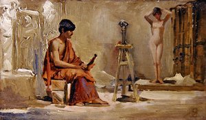 Kunstnerens modell av Edwin Longsden Long
