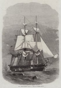 HM Steam-Corvette Racoon, 22 kanoner av Edwin Weedon