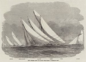Royal Thames Yacht Club Match, yachter i Northfleet Hope av Edwin Weedon