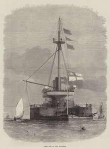 Hevvisning av HMS Thunderer av Edwin Weedon