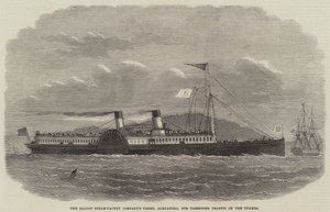 Saloon Steam-Packet Companys fartøy Alexandra, for passasjertrafikk på Themsen