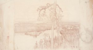 Innsjølandskap av Eero Järnefelt