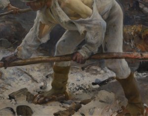 Under åket (Å brenne kratt) av Eero Järnefelt