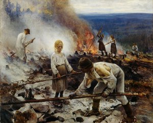 Under åket Burning the Brushwood