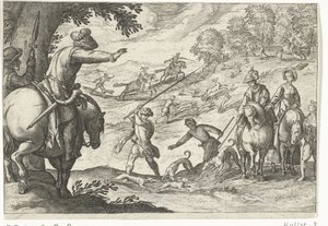 Landskap med harejakt Jaktscener (serietittel) Icones Venantum Arter Varias Representantes (serietittel)