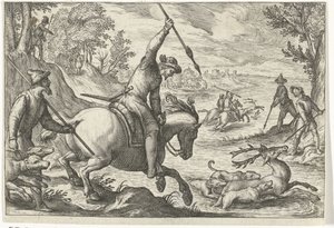 Landskap med rådyrjakt Jaktscener (serietittel) Icones Venantum Arter Varias Representantes (serietittel)