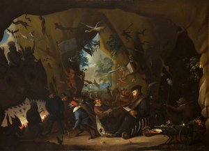Calvin i helvete av Egbert van Heemskerk the Younger