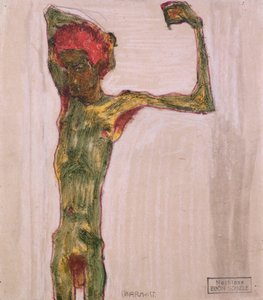 Anarkist, ca. 1909-10 av Egon Schiele