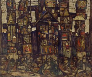 Skogbønn, 1915. av Egon Schiele