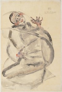 Jeg vil gjerne tåle for kunst og mine kjære, 1912 av Egon Schiele