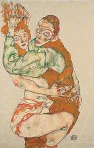 Elsking, 1915 av Egon Schiele