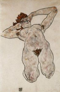 Naken liggende; Liggende naken, 1917