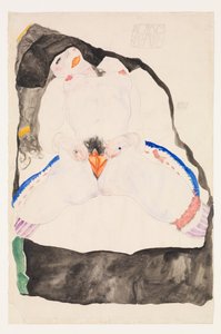 Observert i en drøm, 1911. av Egon Schiele