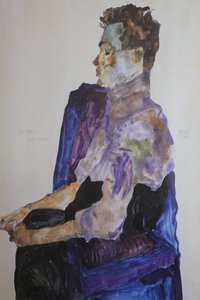 Portrett av Anton Peschka, 1911. av Egon Schiele