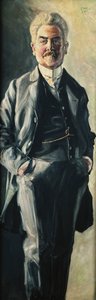 Portrett av Leopold Czihaczek, 1907 av Egon Schiele