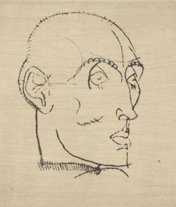 Portrett av en mann, 1914. av Egon Schiele