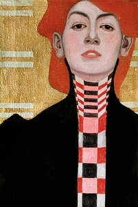 Portrait of a Woman, 1909 (olje) (detalj av 282394) av Egon Schiele